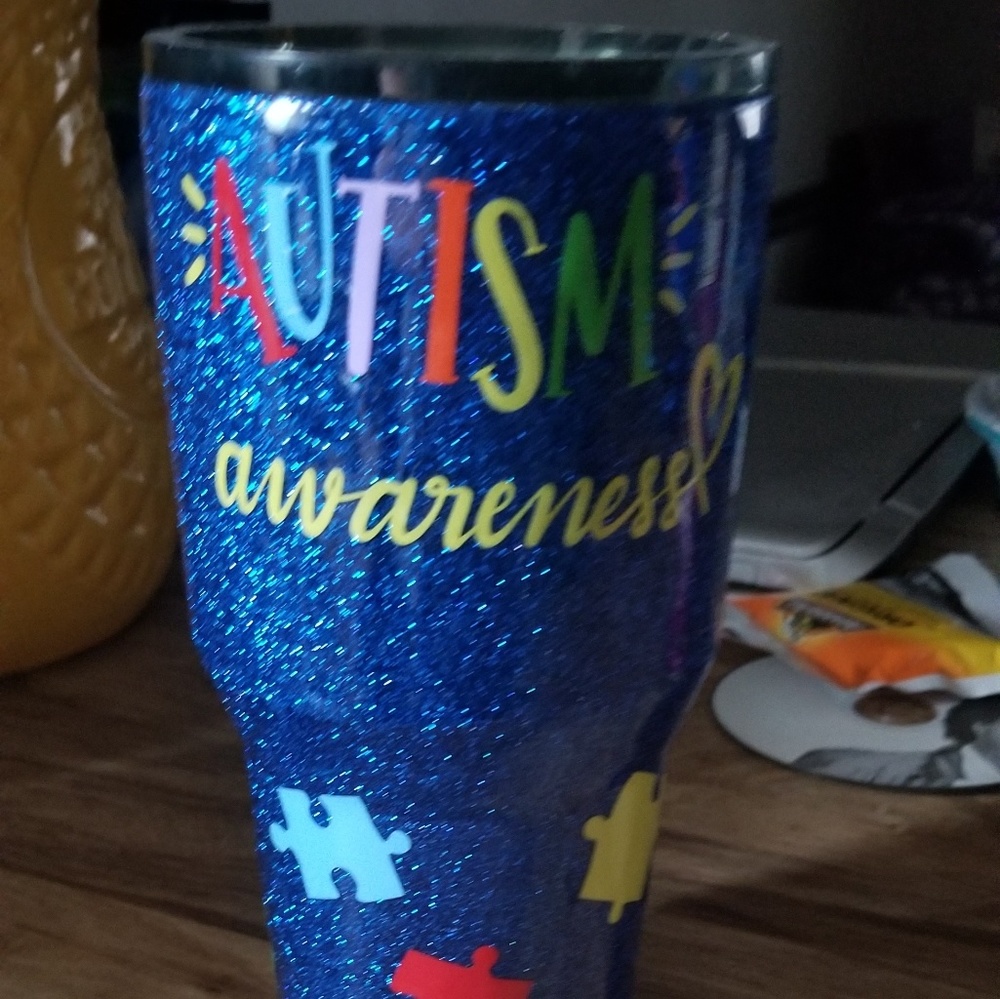 Autism awareness cup